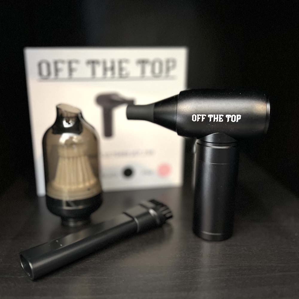 Black OFF THE TOP Mini Handheld Turbo Jet Fan