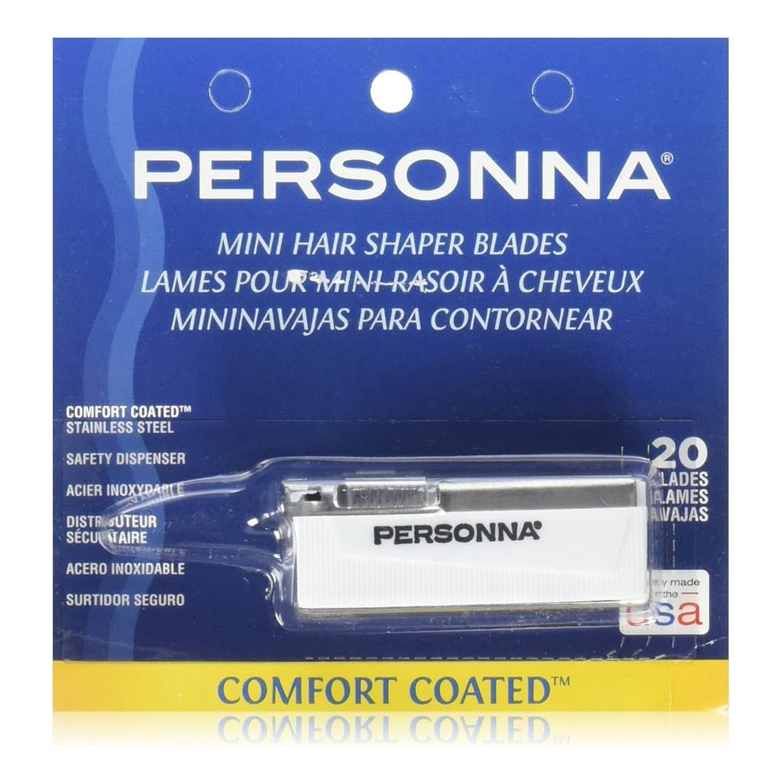 Personna Mini Hair Shaper Blades 20 Pack
