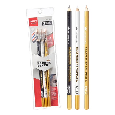 RED by KISS Professional Barber Pencil Trio