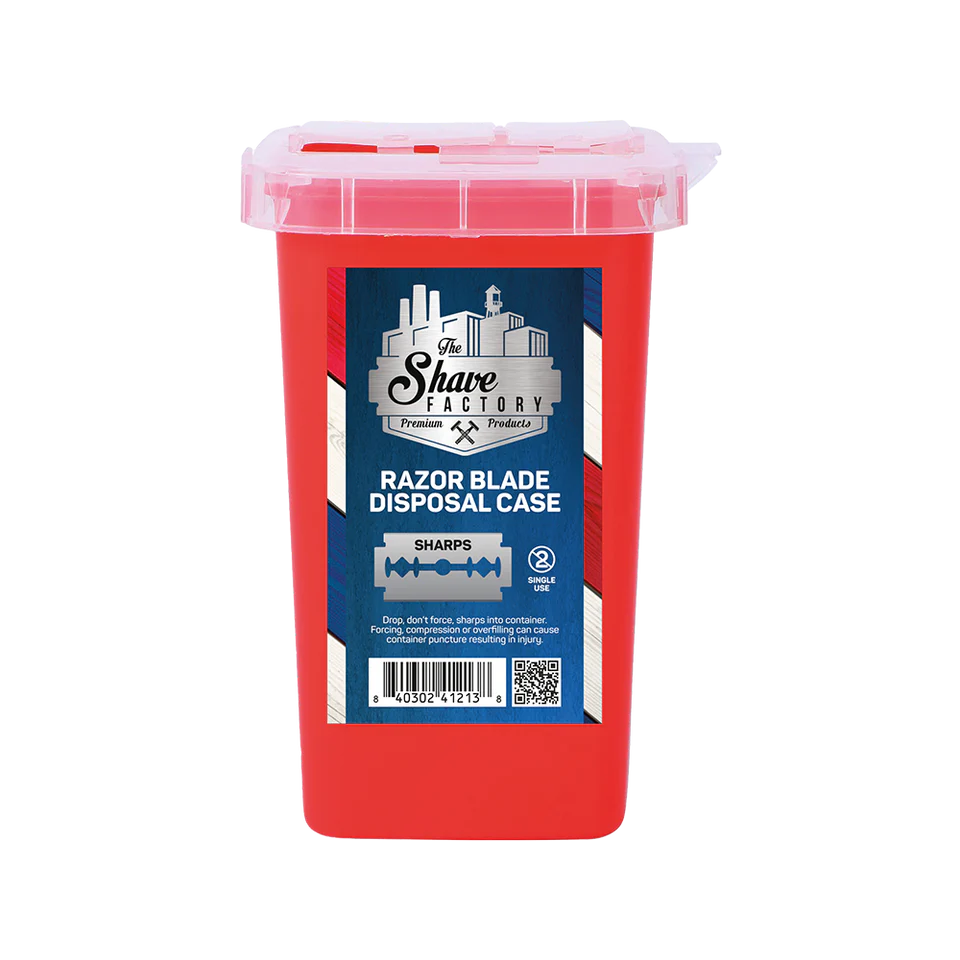 The Shave Factory Razor Blade Disposal Case