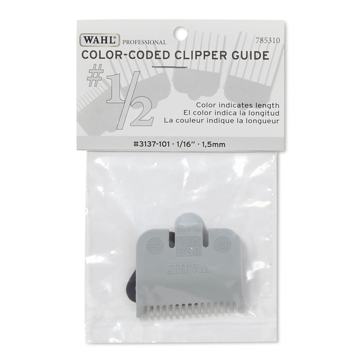 Wahl #1/2 Color Coded Clipper Guide #3137-101