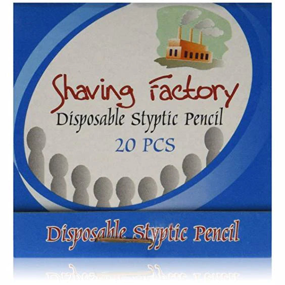 Shaving Factory Disposable Styptic Pencil 20pc.