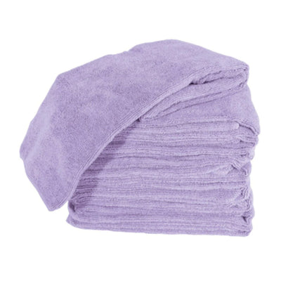 Lilac Soft N Style Microfiber Towels - 10 Pack