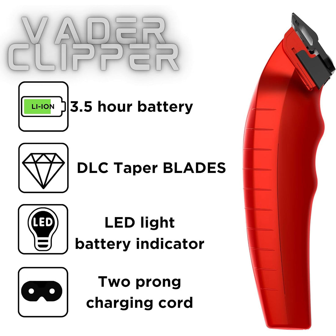 Supreme Trimmer Vader Clipper with DLC Taper Blade STC5098