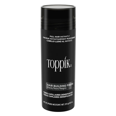 Black Toppik Hair Building Fibers