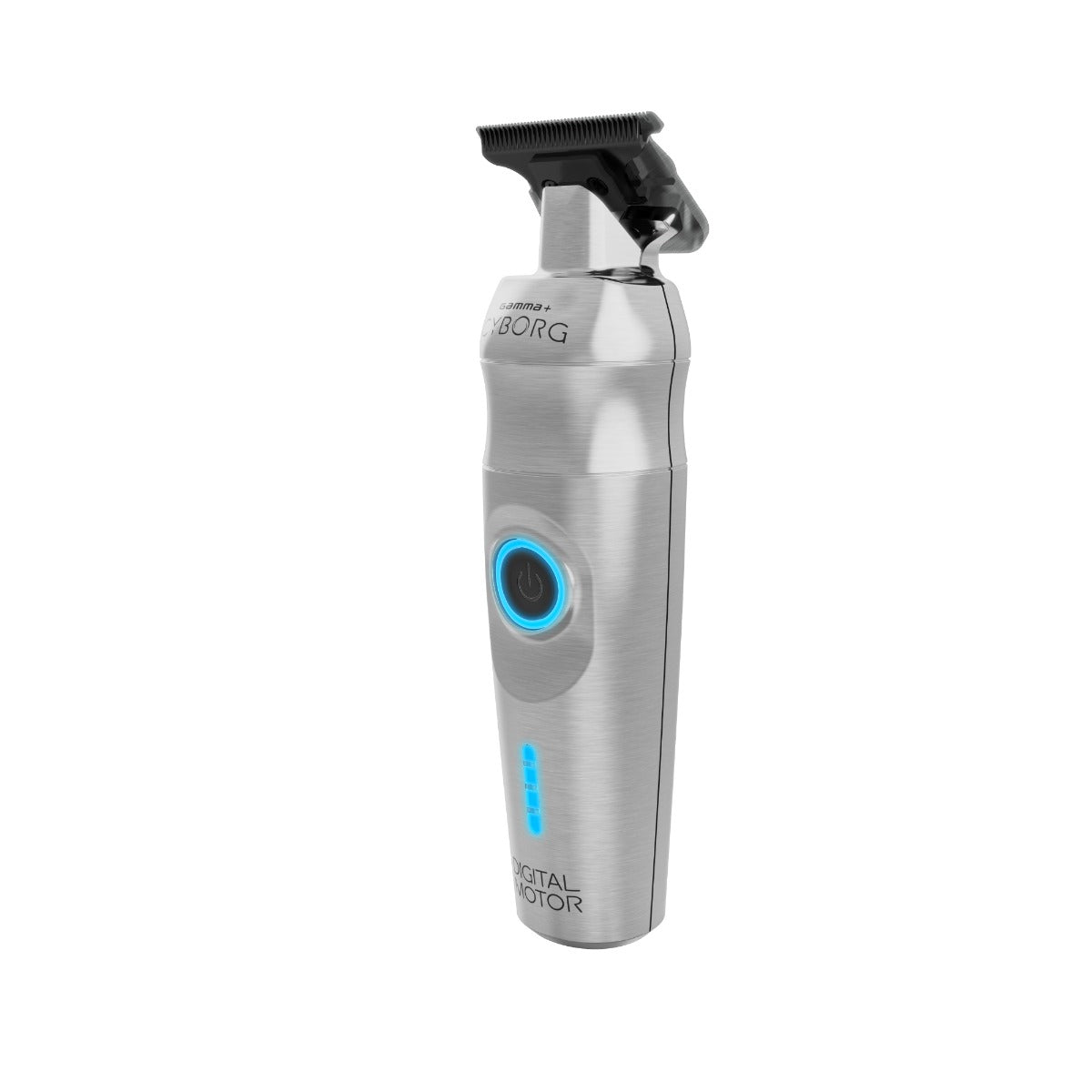 Gamma+ Cyborg Professional Metal Wireless Hair Trimmer Angle Profile