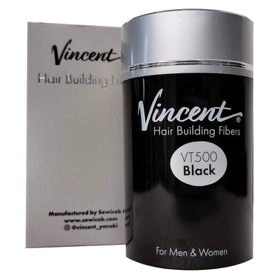 Vincent Hair Building Fibers in Black