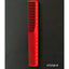 Vincent Professional Red Ceramic Combs VT1715-R