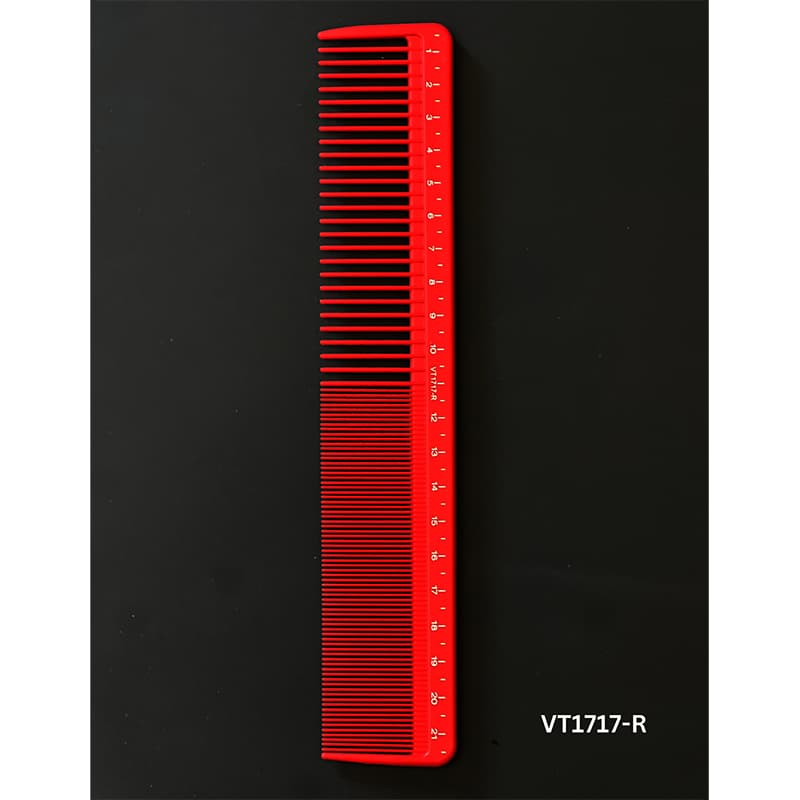 Vincent Professional Red Ceramic Combs VT1717-R