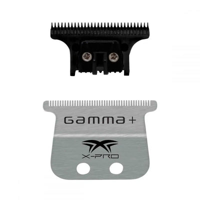 X-pro Wide Stainless Steel With Black Diamond Carbon Dlc The One Cutting Trimmer Blade Set