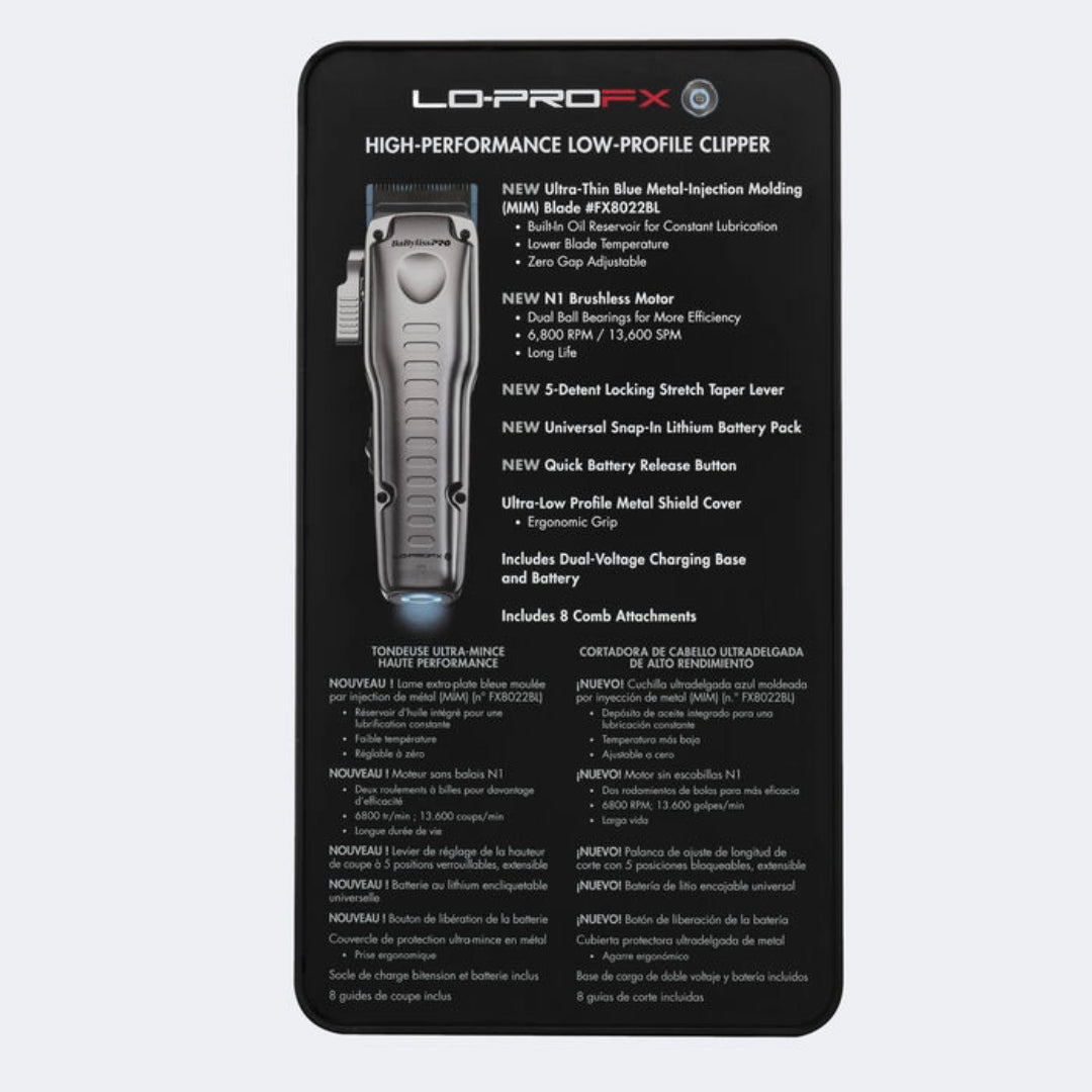 BaBylissPro FXONE Lo-ProFX Clipper FX829 Package