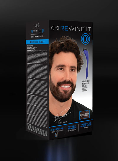 Rewind It 10 Beard Color - Medium Brown