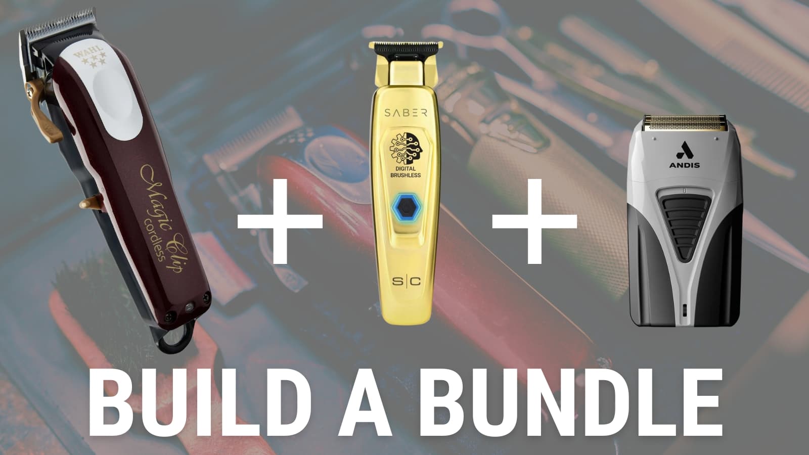 Barber Build a Bundle With Clipper, Trimmer and Shaver