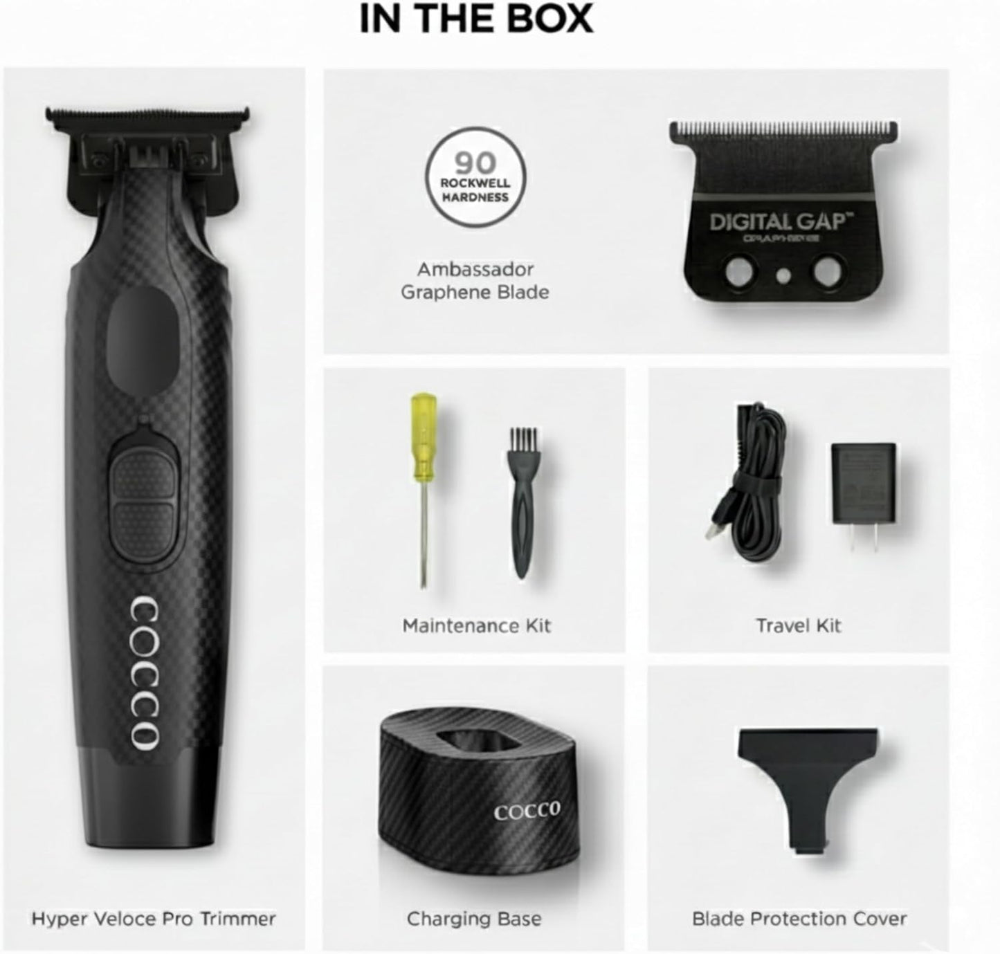 Cocco Carbon Fiber Hyper Veloce Pro Trimmer Digital Gap