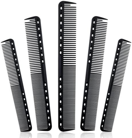 Leinuosen 12 Pcs Carbon Fine Cutting Comb