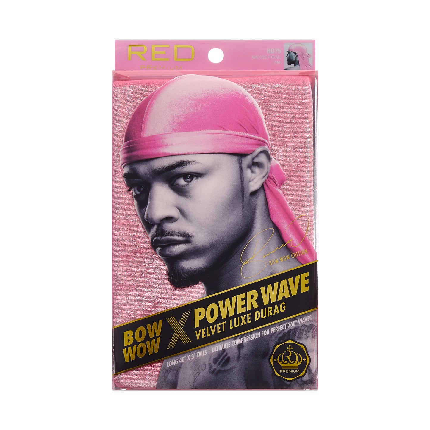 Red by Kiss Bow Wow X Power Wave Premium Compression, Secure Fit & Breathable