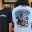 SD Barber Supply Wolf Tee in White