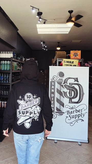 San Diego Barber Supply Hoodies