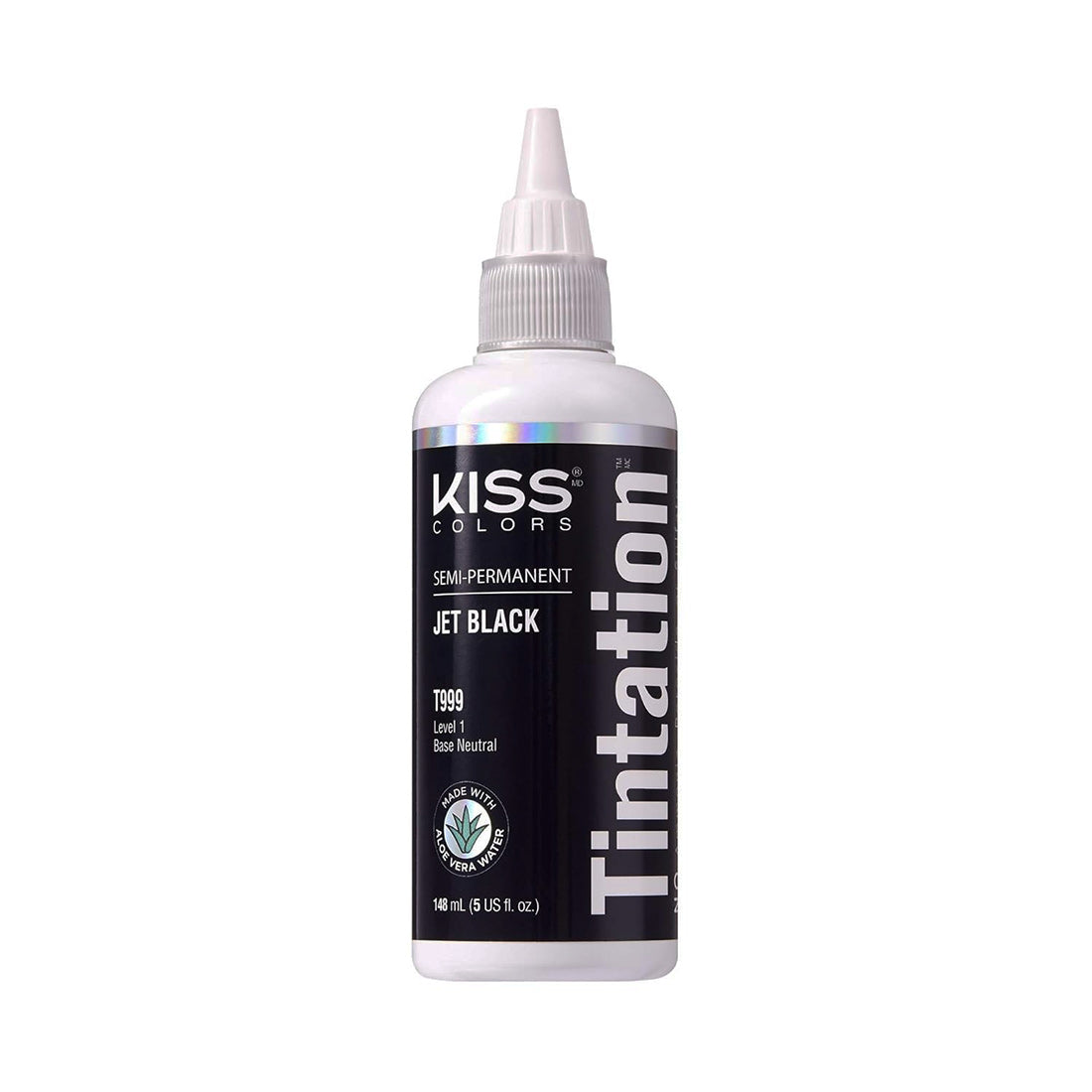 Jet Black Kiss Tintation Semi-Permanent Hair Color Treatment