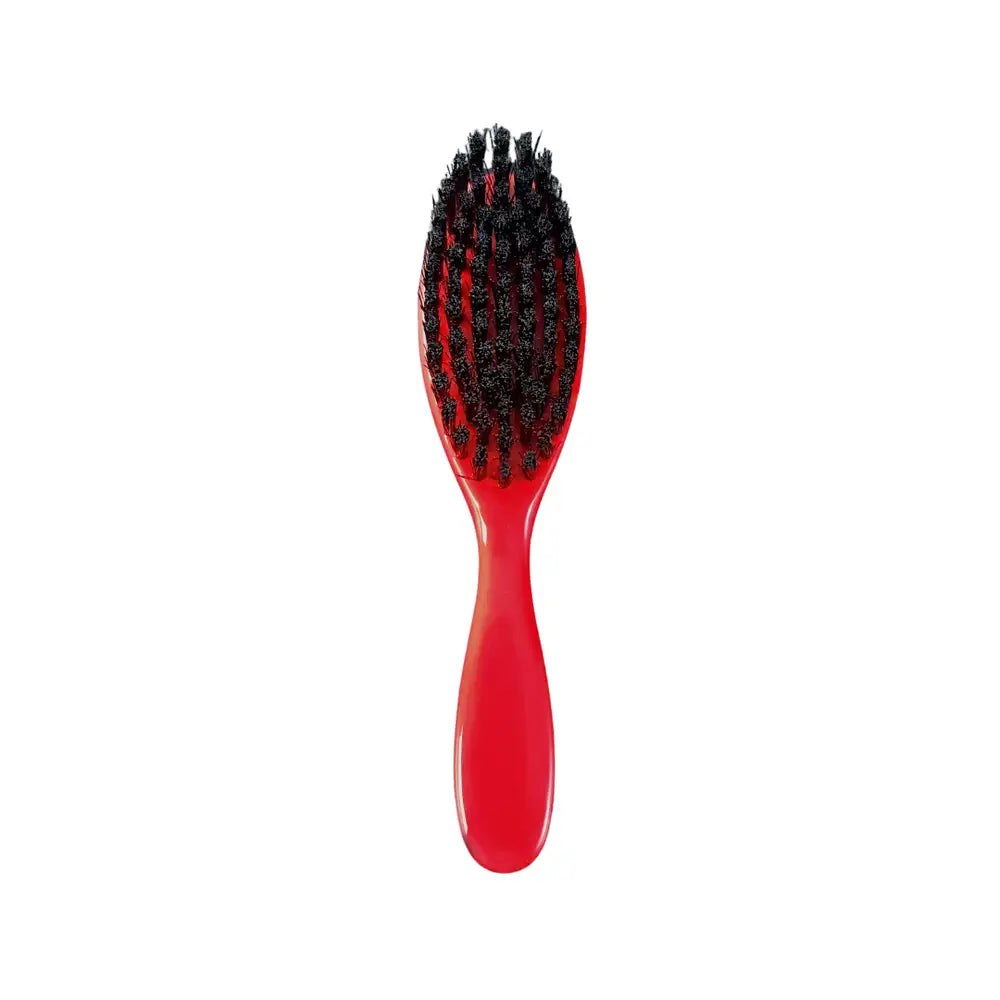 StyleCraft The Fresh Cut Fade & Cleaning Barber Hair Brush - Red