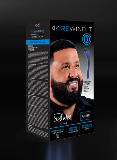 Rewind It 10 Beard Color - Real Black