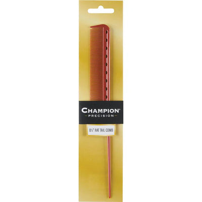 Champion Rat Tail Comb with Measurement Marks - 8 1/2"