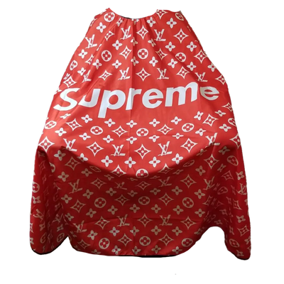 Red Supreme Designer Style Barber Capes