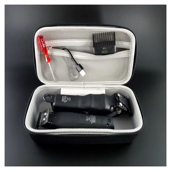 Stylecraft Compact Travel Case for Clippers, Trimmers, and Shaver Accessories