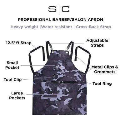 StyleCraft/ Gamma Apron - Black Camo