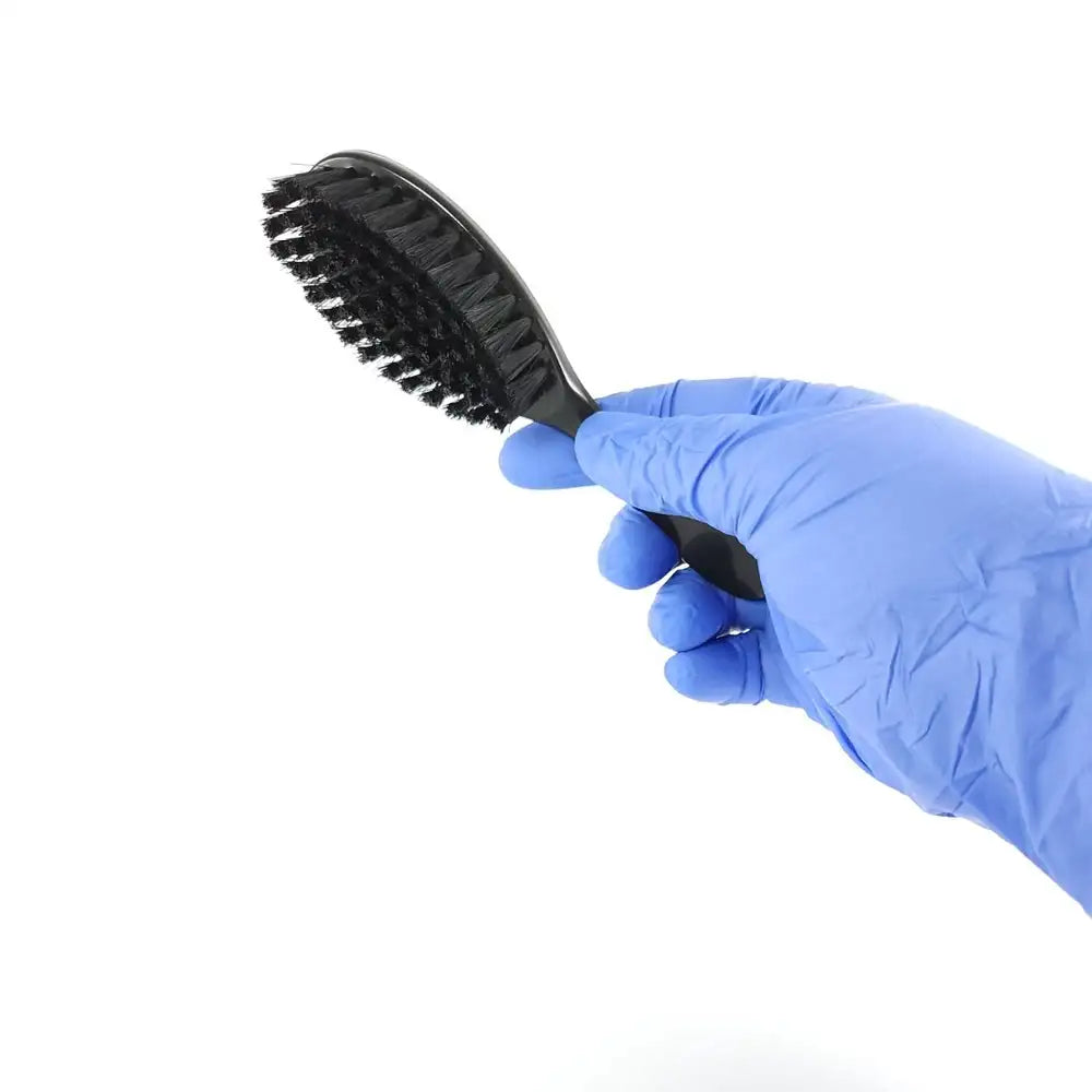 StyleCraft The Fresh Cut Fade & Cleaning Barber Hair Brush - Black