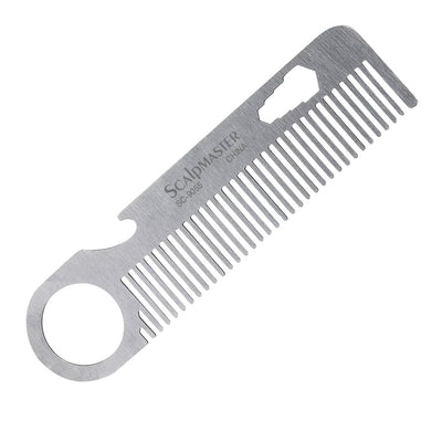 Scalpmaster Stainless Steel Beard Comb