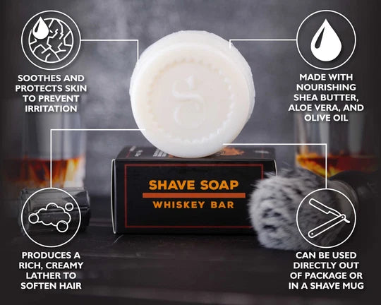Suavecito Whiskey Bar Shave Soap