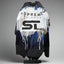 Supreme Trimmer Premium Barber Cape - Blue Neon