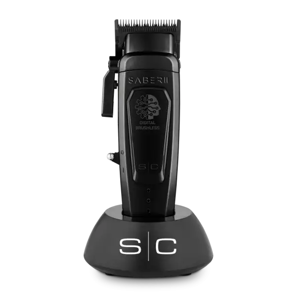 Stylecraft Saber 2 Hair Clipper – Black | Professional Cordless Clipper for Barbers