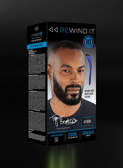Rewind It 10 Beard Color - Jet Black