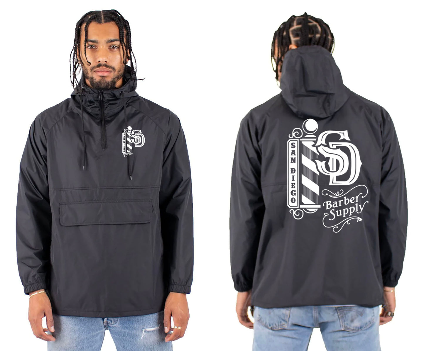 SD Barber Supply Windbreakers