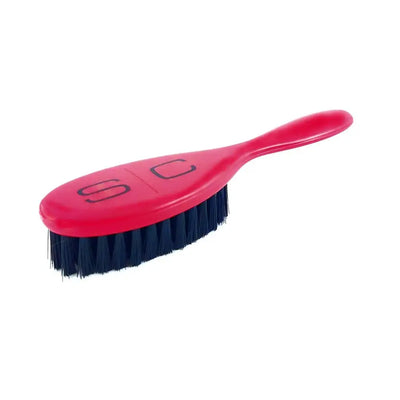 StyleCraft The Fresh Cut Fade & Cleaning Barber Hair Brush - Red