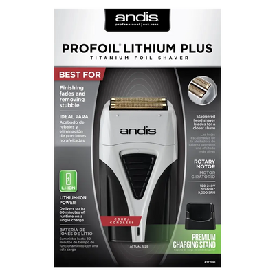 Andis Profoil Lithium Plus Titanium Foil Shaver