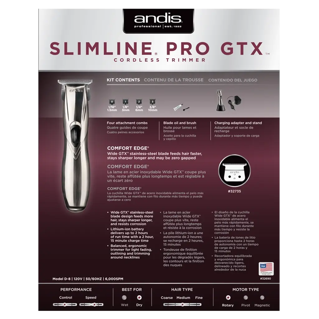 Andis Slimline GTX Pro Trimmer