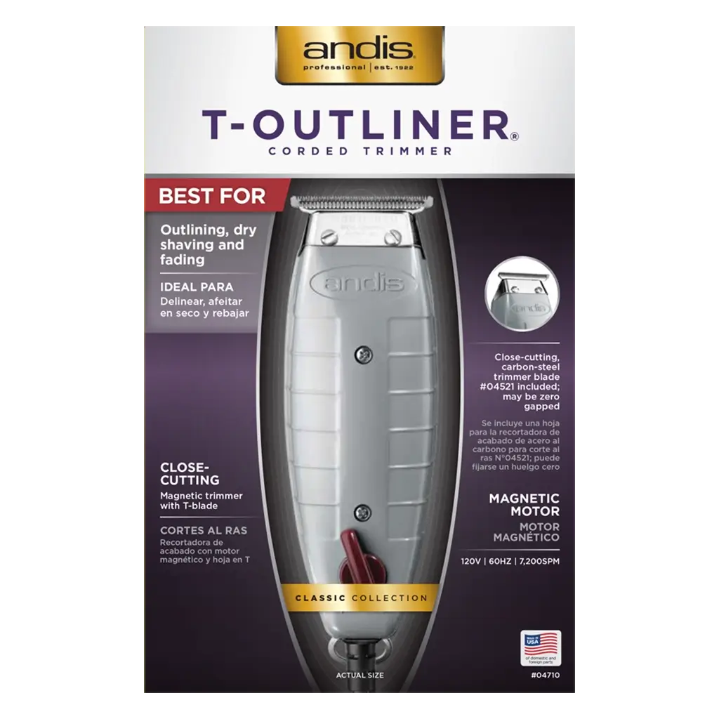 Andis T-Outliner T-Blade Trimmer Corded