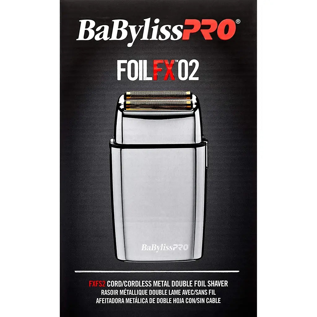 BaByliss PRO FOILFX02 Cordless Metal Double Foil Shaver