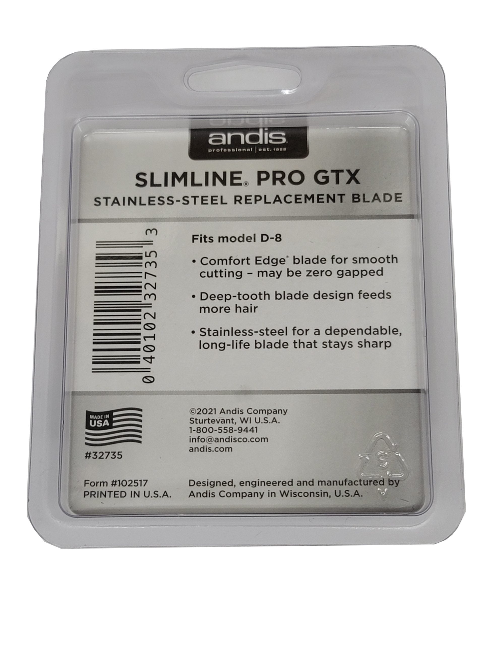 Andis Slimline Pro GTX Replacement Blade