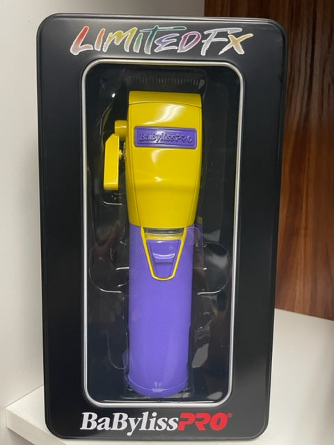 BaBylissPRO LimitedFX Black & Yellow Outlining Trimmer w/ 707B2