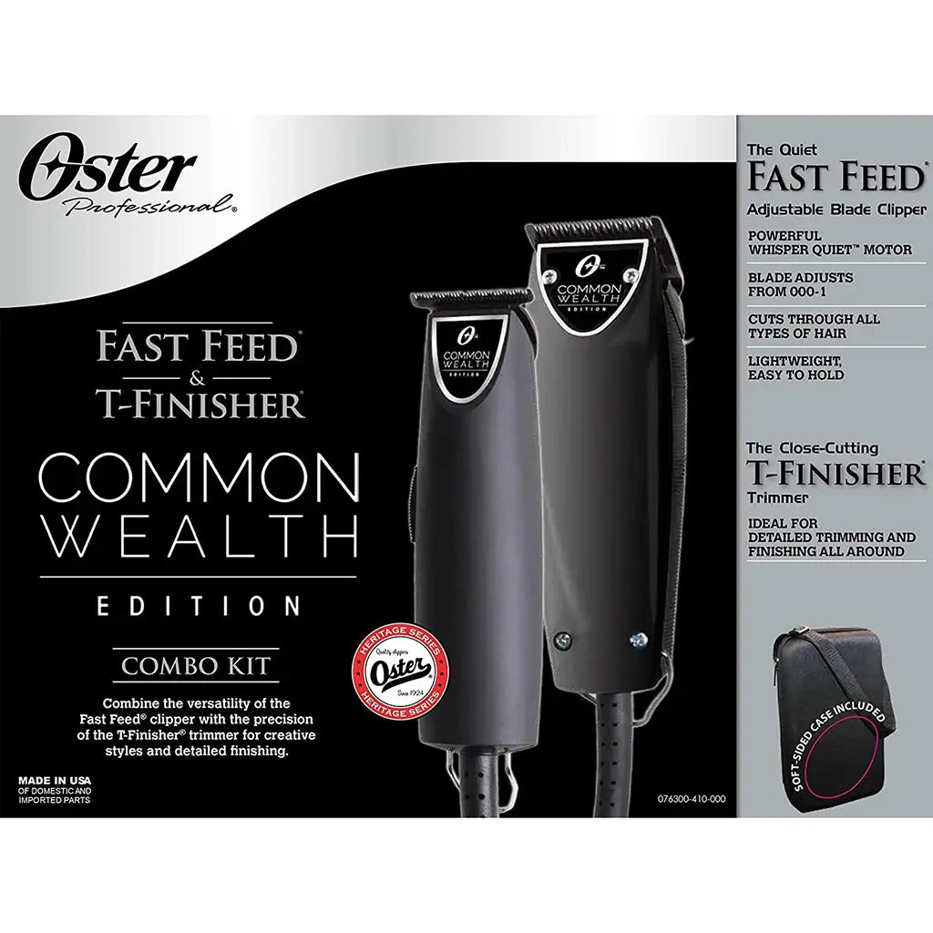 Oster Professional Common Wealth Edition Fast Feed + T-Finisher Combo Package