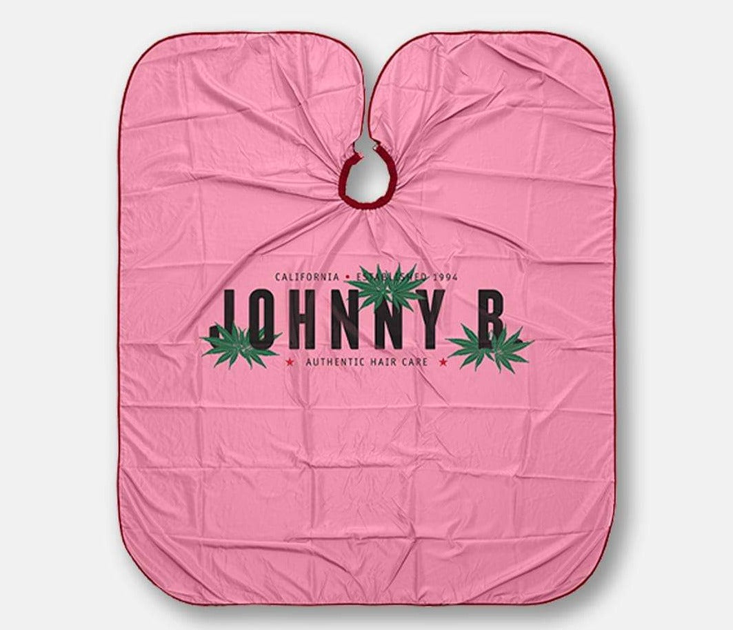 Johnny B. Barber Cutting Capes pink