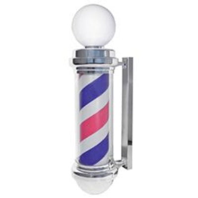 Barber Pole- Silver