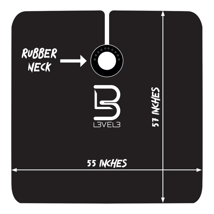 Level 3 Professional Rubber Neck Cutting Cape