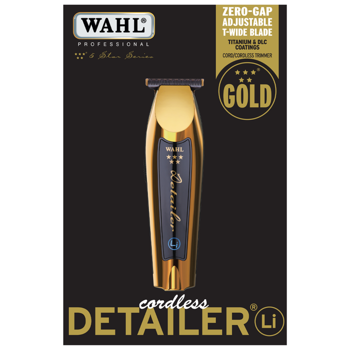 WAHL Professional Cordless Gold Detailer Li Trimmer