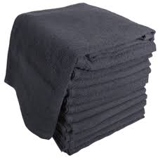 Soft N Style Terry Towel Black Towels