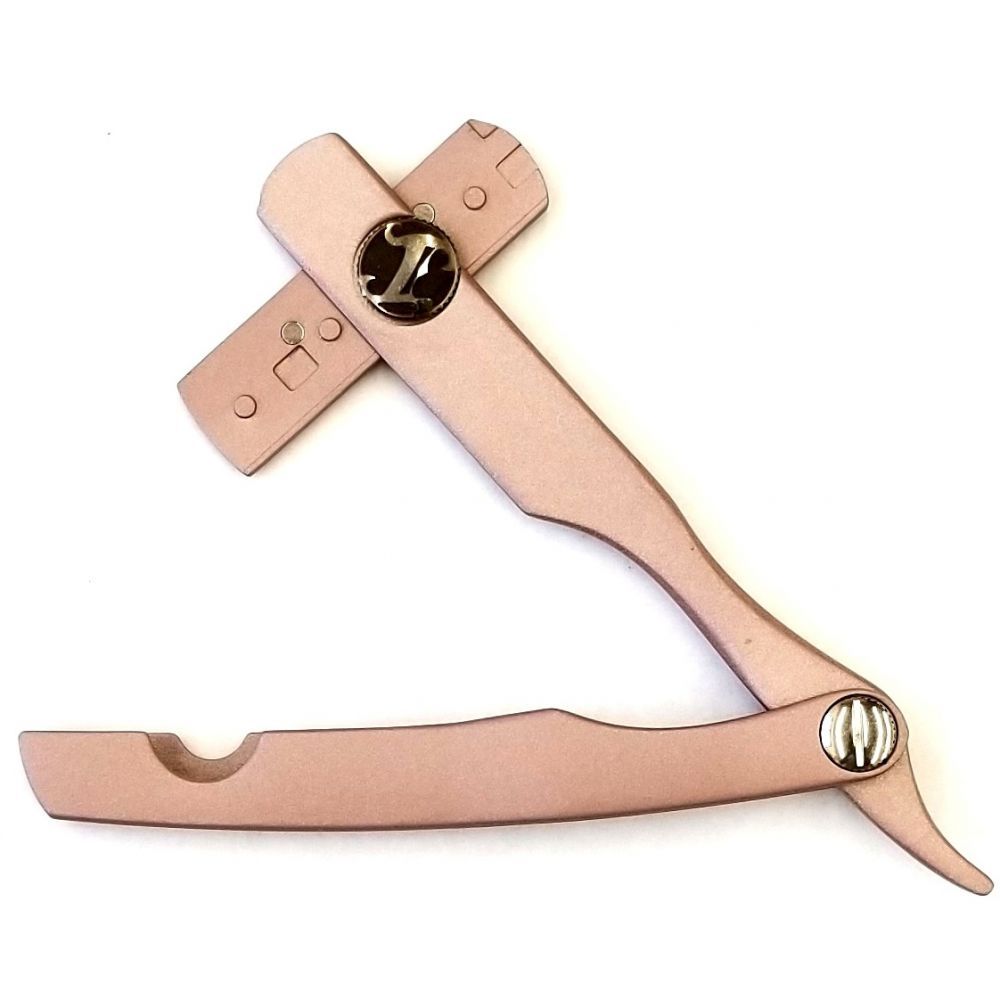 Rose Gold Green Irving Barber Company Cerakoted Razor Series